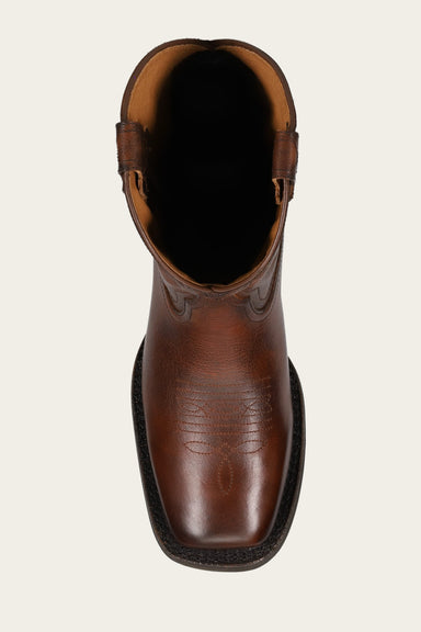 Hauser Logo Stitch - Tobacco - Top Down