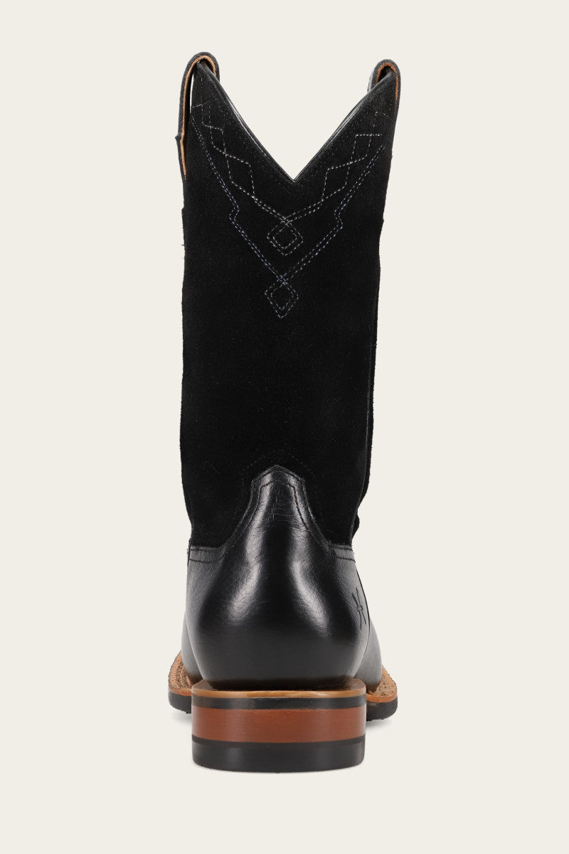 Hauser Logo Stitch - Black/Black - Back