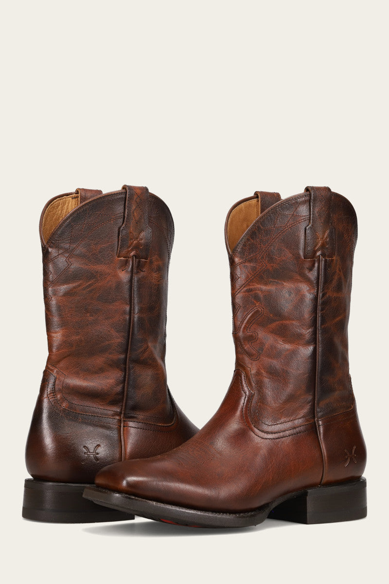 Hauser Logo Stitch - Tobacco - Pair